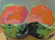 Painting--Pastels-AbstractWatermelon 2
