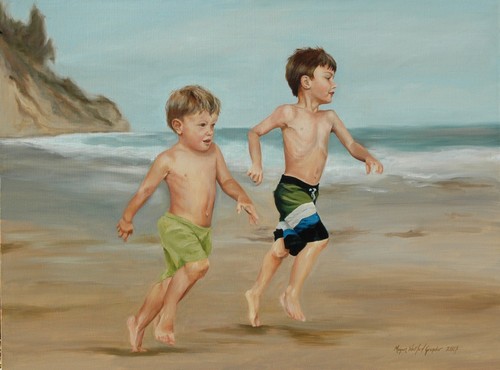 Painting-Oil-Ben and Luke