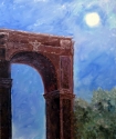 Moonlite On Washington Square Arch