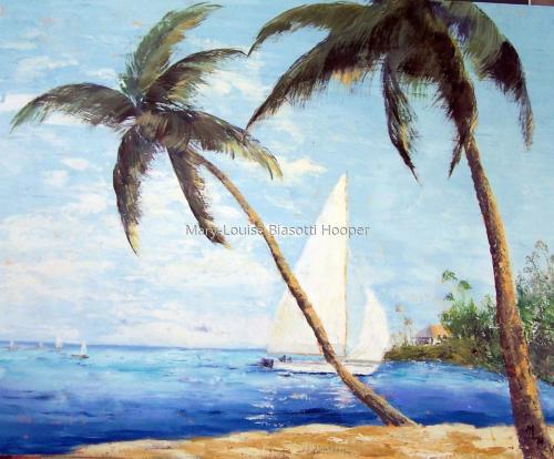 Painting-Oil-Afternoon of Sailing