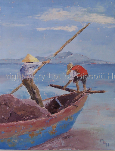 Painting-Asian Fisherman