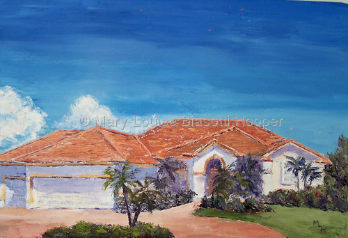 Painting-Oil-House Portrait