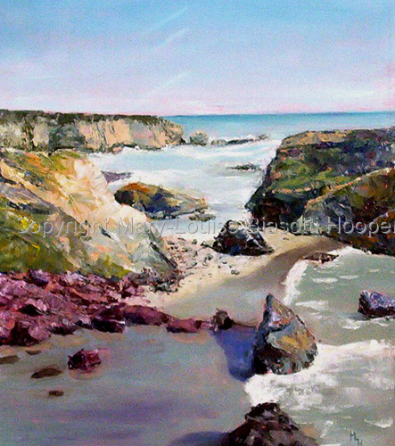 Painting-Oil-California Coast #1