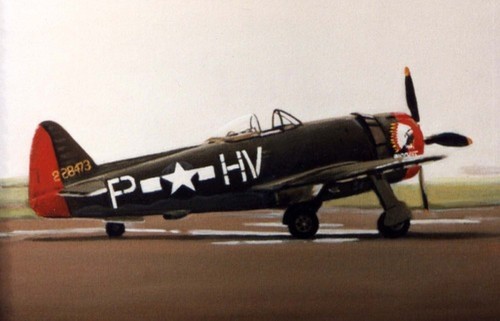 Painting-Acrylic-P-47 Thunderbolt