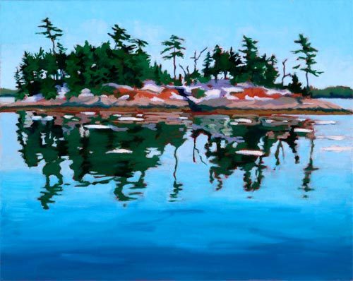 Painting-Seascape-Winter Island