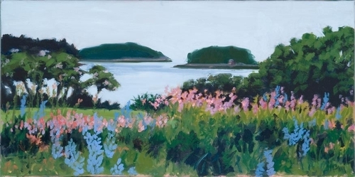 Painting-Plein Air-Coastal Blooms