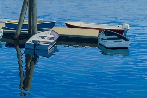 Painting-Seascape-Blues II, Vinalhaven