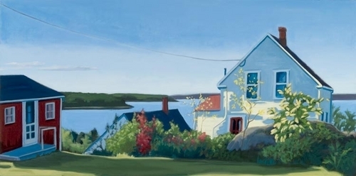 Painting-Landscape-Up On Top, Stonington 
