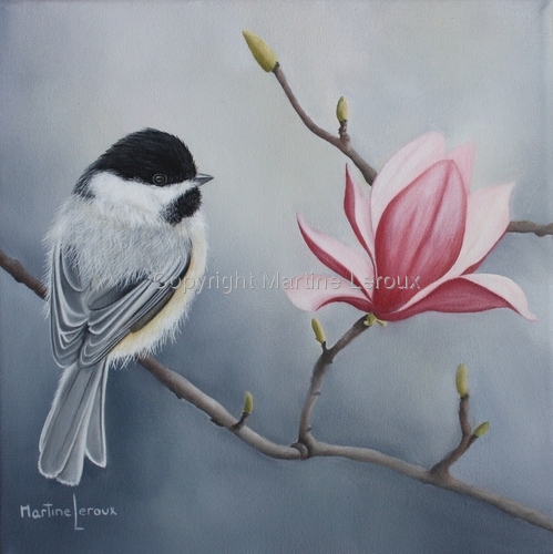 Painting-Magnolia Bloom 2