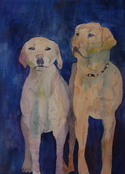 Painting--Watercolor-AnimalsThe Girls