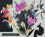 Mixed Media--On Paper-Non-representationalA Big Bouquet