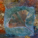 Mixed Media--On Paper-RepresentationalGreen & Gold