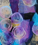 Mixed Media--On Paper-Non-representationalThe Rose Garden