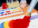 Painting--Watercolor-Color Field