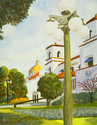 Painting--Watercolor-Cityscape