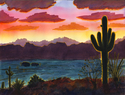 Painting--Watercolor-Landscape