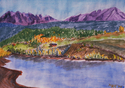 Painting--Watercolor-Landscape