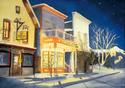 Painting--Watercolor-Cityscape