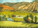 Painting--Watercolor-Landscape