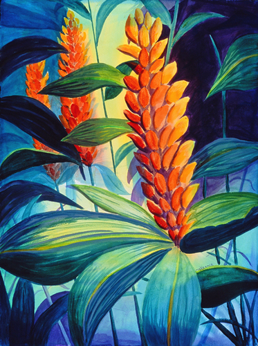 Painting-Floral-Torches
