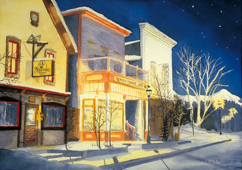 Painting-Cityscape-