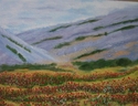 Poppies and Mountains II