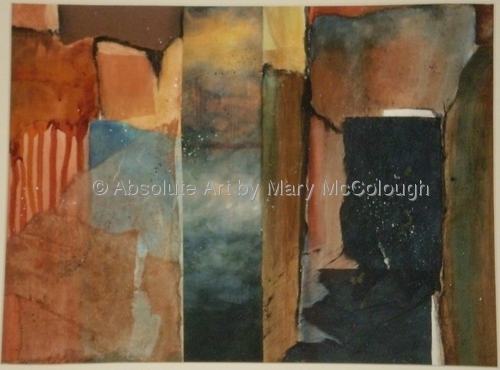 Mixed Media-On Paper-Canyon