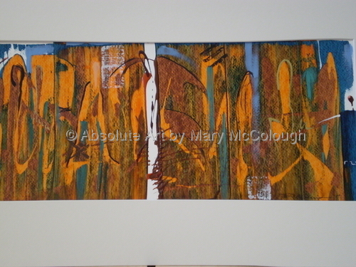 Mixed Media-On Paper-Night People