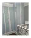 Painting-birch tree wall