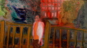 woman in a hotel garden