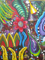 Mixed Media--On Canvas-RepresentationalJungle in Jeopardy