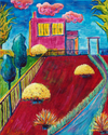 Painting--Acrylic-FantasyHouse of Raspberry