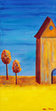 Painting--Acrylic-LandscapeFacade in Autumn