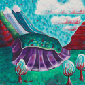 Painting--Acrylic-FantasyMelting Mesa