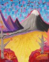 Mixed Media--On Canvas-RepresentationalMy Daughter's Desert