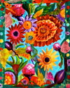 Mixed Media--On Paper-RepresentationalKeep Blooming