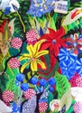 Mixed Media--On Paper-RepresentationalLillies & Leaves