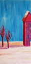 Painting--Acrylic-LandscapeFacade in Winter