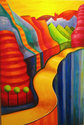 Painting--Acrylic-SurrealismBumps in the Road