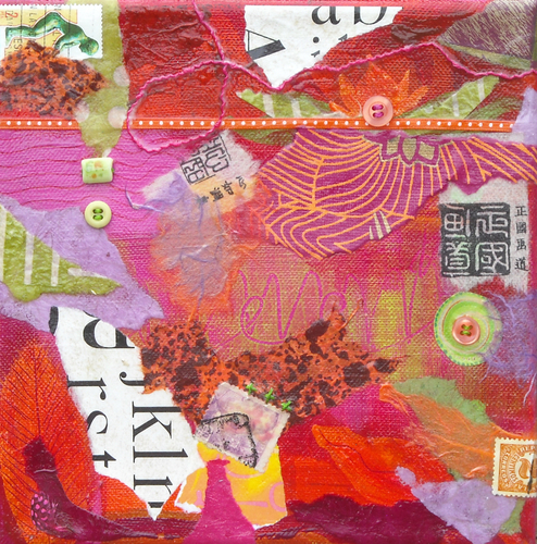 Mixed Media-Non-representational-Zen Garden