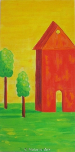 Painting-Landscape-Facade in Summer
