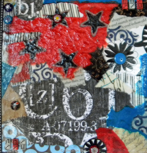 Mixed Media-Stars & Stripes