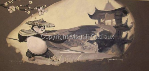 Painting-Acrylic-THE BLOSSOMING OF A SOLDIER