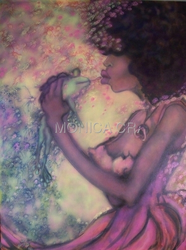 Painting-Acrylic-First Kiss