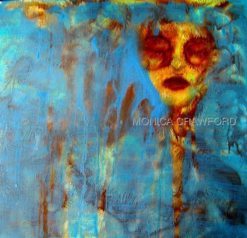 Painting-Acrylic-From the Depths of the Deep Blue
