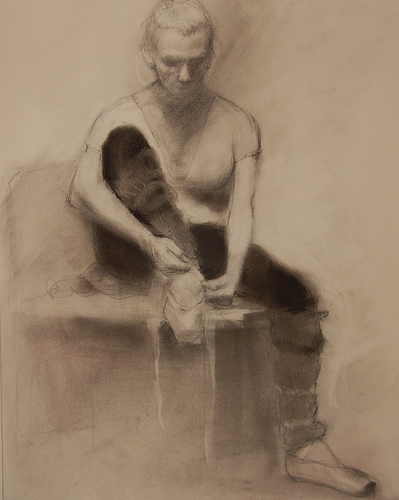 Drawing-Figurative-Toe Shoes