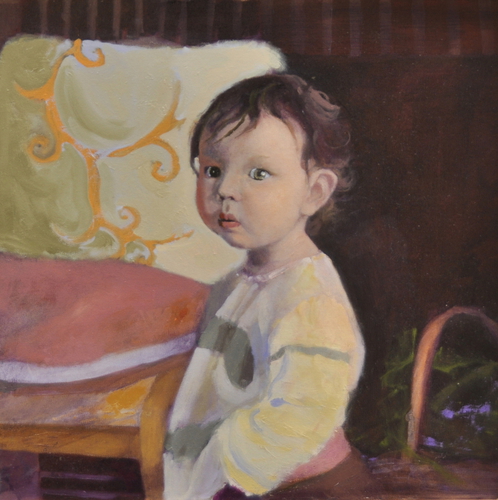 Painting-Figurative-Portrait of A Baby