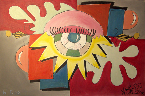 Painting-Abstract-GreenEye