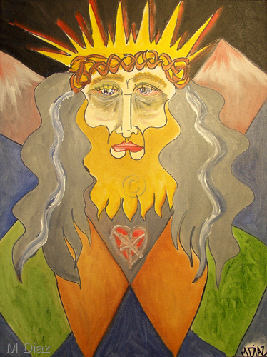 Painting-Abstract-the king
