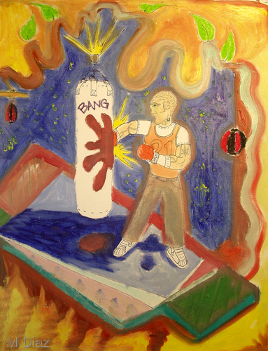 Painting-Portrait-boxer